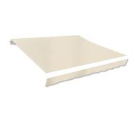 vidaXL Awning Top Sunshade Canvas Cream 350x250 cm Replacement Canvas Top