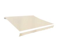 vidaXL Awning Top Sunshade Canvas Cream 4 x 3 m UK
