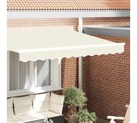 vidaXL Awning Valance Replacement Cream Stripe 2.5 m Polyester