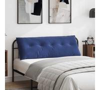 vidaXL Back Pillow Police Blue 140 x 50 cm Corduroy Fabric