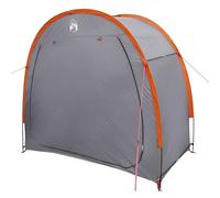 vidaXL Back Storage Tent with Roof Grey and Orange 210 x 90 x 174 cm