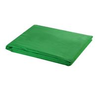 vidaXL Backdrop Cotton without Stand Green 300x300 cm Chroma Key