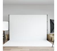 vidaXL Black Adjustable Backdrop Banner Stand, Sturdy Steel Construction, Versatile Display and Decoration for Conferences, Exhibitions, Weddings, Parties and More.