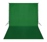 vidaXL Backdrop Support System 500 x 300 cm Green