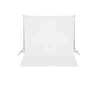vidaXL Backdrop Support System 600x300 cm White