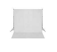 vidaXL Backdrop Support System 600x300 cm White, White