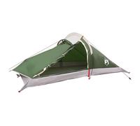 vidaXL Trekking Tent Green 2 Person 185T Polyester with PU Coating, Modern, Lightweight Tents, Portable Bearing, Compact Camping Equipment, Weatherproof Hiking Equipment, Easy Assembly
