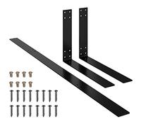 vidaXL Backrest for Pallet Sofa Outdoor Furniture Accessory Cushion Pallet Sofa Mounting Accessory Home Frame Support Black 110 cm Iron