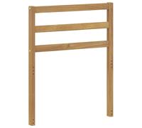 vidaXL Backrest Module White 59 x 4 x 73 cm Solid Acacia Wood, A Durable, Modula