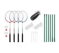 vidaXL Badminton Set with 4 Rackets and Net 620x151 cm
