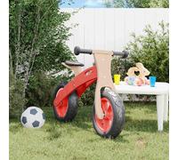 vidaXL Balance Bike for Children with Air Tyres Red