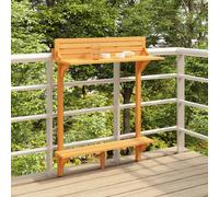 Solid Acacia Wood Balcony Bar Table Garden Wooden Desk Dining vidaXL