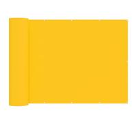 vidaXL Balcony Privacy Screen, 150 x 700 cm, Fabric with PU Coating, Yellow, Balcony Privacy Screen, Outdoor Privacy, Robust Garden Awning, Waterproof Oxford Fabric, Summer Protection
