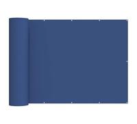 vidaXL Balcony Privacy Screen, 200 x 500 cm, Fabric with PU Coating, Blue, Balcony Privacy Screen, Outdoor Privacy, Robust Garden Awning, Waterproof Oxford Fabric, Summer Protection