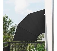 vidaXL Balcony Privacy Screen Anthracite 115 x 115 cm Polyester