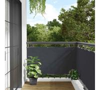 vidaXL Balcony Privacy Screen Anthracite 400x120 cm PVC UK