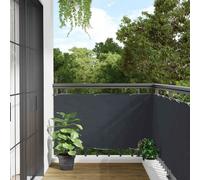 vidaXL Balcony Privacy Screen Anthracite 600x120 cm PVC UK