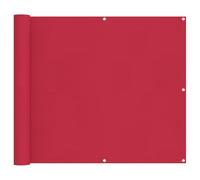 vidaXL Balcony Privacy Screen, Bordeaux Red, 100 x 500 cm, Oxford Fabric, Modern Balcony Privacy Screen, UV-Resistant, Waterproof, Durable Solution for Garden, Patio, Patio Sail