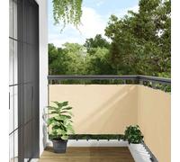 Garden Privacy Screen Fence Screen Balcony Screen Ledge Stone Look PVC vidaXL