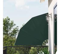vidaXL Balcony Privacy Screen Dark green 140 x 140 cm Fabric