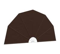 vidaXL Balcony Privacy Screen Diameter 400 cm Polyester Brown