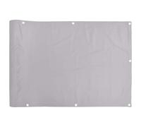 vidaXL Balcony Privacy Screen Outdoor Screen Privacy Net Grey 800x75 cm PVC