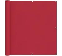 vidaXL Balcony Privacy Screen, Red, 110 x 200 cm, Oxford Fabric, Modern Balcony Privacy Screen, UV-Resistant, Waterproof, Durable Solution for Garden, Patio, Patio Sail