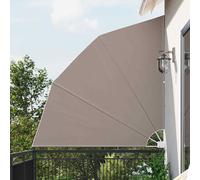 vidaXL Balcony Privacy Screen Taupe 210 x 210 cm Fabric