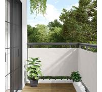 vidaXL Balcony Privacy Screen White 500x120 cm PVC