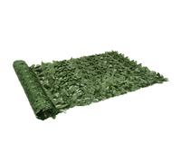 vidaXL Balcony Privacy Screen with Dark Green Leaves 300x150 cm