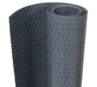 vidaXL Balcony Screen Anthracite 300x100 cm Poly Rattan