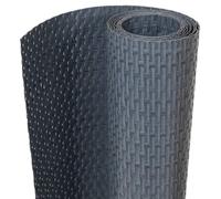 vidaXL Balcony Screen Anthracite 500x100 cm Poly Rattan
