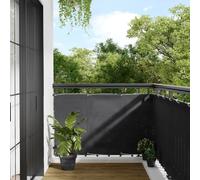 vidaXL Balcony Screen Anthracite 90x1000 cm 100% Polyester Oxford