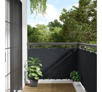 vidaXL Balcony Screen Anthracite 90x300 cm Oxford Fabric Sun Protection Panel