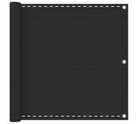 vidaXL Balcony Screen Anthracite 90x500 cm HDPE Outdoor Privacy Patio Sunshade