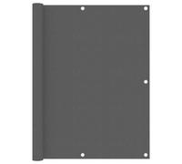 vidaXL Balcony Screen Black 120x300 cm Oxford Fabric Garden Privacy Sunshade