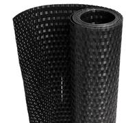 vidaXL Balcony Screen Black 400x100 cm Poly Rattan