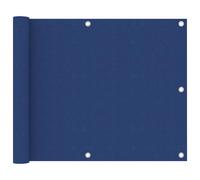 vidaXL Balcony Screen Blue 75x400 cm Oxford Fabric Protective Privacy Fence