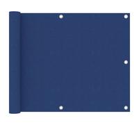 vidaXL Balcony Screen Blue 75x500 cm Oxford Fabric