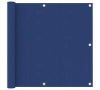 vidaXL Balcony Screen Blue 90x400 cm Oxford Fabric Protective Privacy Fence