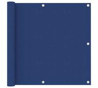 vidaXL Balcony Screen Blue 90x400 cm Oxford Fabric Protective Privacy Fence