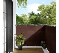 vidaXL Balcony Screen, Privacy Screen for Outdoor Patio Garden, Weatherproof and UV Protection Fence Screen, Brown 100% Polyester Oxford