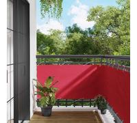 vidaXL Balcony Screen Burgundy 75 x 300 cm Oxford Fabric