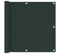 vidaXL Balcony Screen Dark Green 90x600 cm Oxford Fabric Privacy Screening