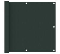vidaXL Balcony Screen Dark Green 90x600 cm Oxford Fabric Privacy Screening