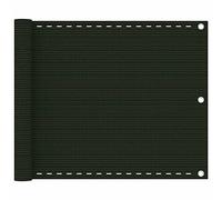 vidaXL Balcony Screen Dark Green- Privacy guarantee with mould and UV proof 100% HDPE material, wind permeable, perfect for your balcony