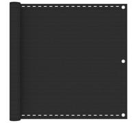 vidaXL Balcony Screen HDPE 90x600cm Anthracite Privacy Garden Panel Sunshade