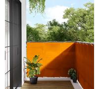 vidaXL Balcony Screen Orange 120x1000 cm 100% Polyester Oxford