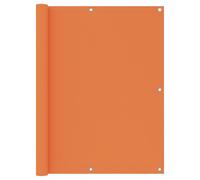 vidaXL Balcony Screen Orange 120x500 cm Oxford Fabric Protective Privacy Fence