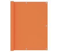 vidaXL Balcony Screen Orange 120x500 cm Oxford Fabric Protective Privacy Fence